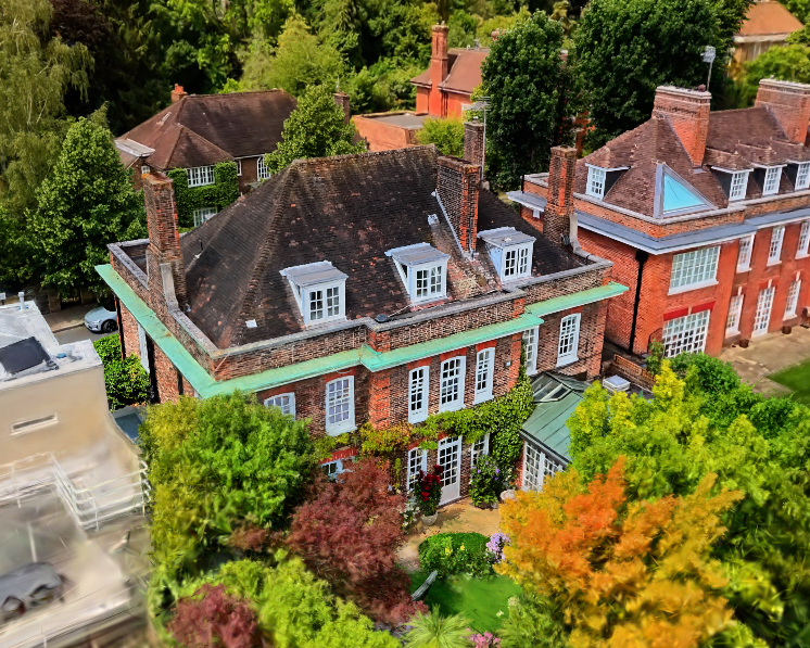 A 3d model of the property.